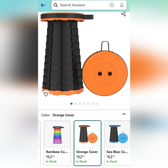 NEW 2 Pack Sportneer Portable Adjustable Telescopic Adult Chairs/Stools/Tables - Picture 10 of 10